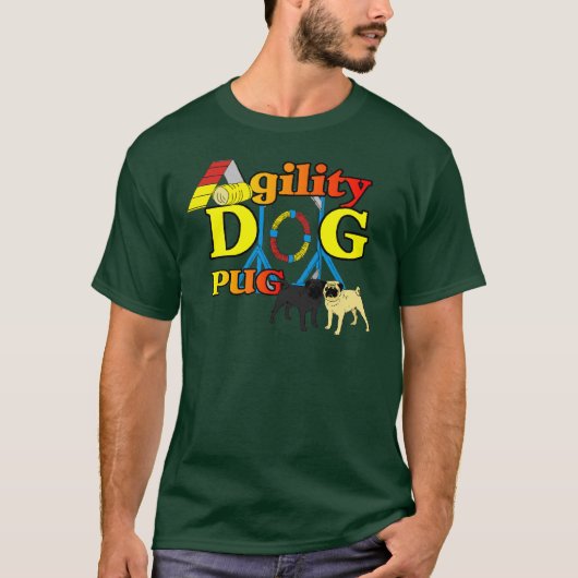 Pug_Agility Gifts T-shirt (Voorkant)