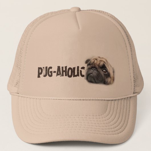 Pug-aholic Trucker Pet (Voorkant)