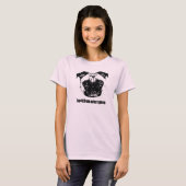 pug alien - terug uit de ruimte t-shirt (Voorkant volledig)