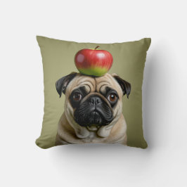 Pug Apple Kussen