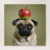 Pug Apple Legpuzzel (Verticaal)