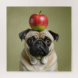 Pug Apple Legpuzzel