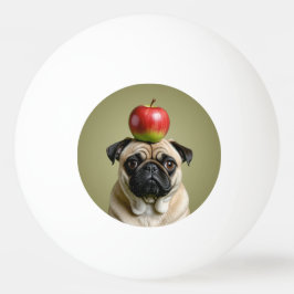 Pug Apple Pingpongbal