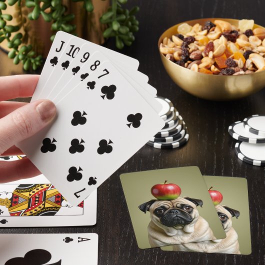 Pug Apple Pokerkaarten (Insitu)