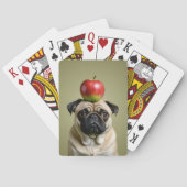 Pug Apple Pokerkaarten (Achterkant)