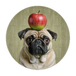 Pug Apple Snijplank