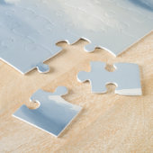 Pug at the Winter Fairgrounds Christmas Painting Legpuzzel (Zijkant)