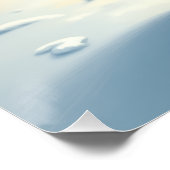 Pug at the Winter Fairgrounds Christmas Painting Perfect Poster (Hoek)