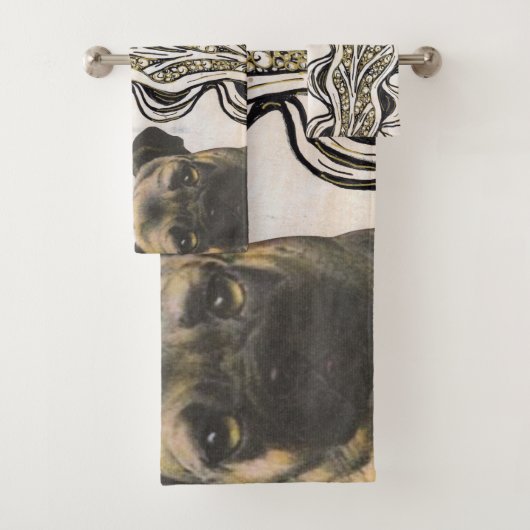 Pug Bad Handdoek (Insitu)