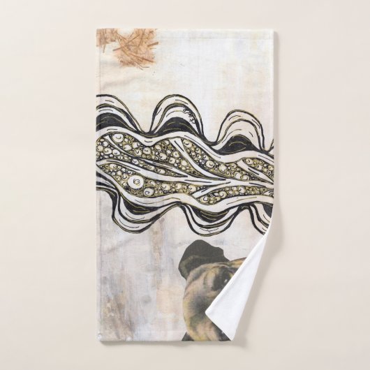 Pug Bad Handdoek (Handdoek)