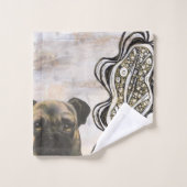 Pug Bad Handdoek (Wasdoekje)