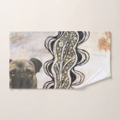 Pug Bad Handdoek (Handdoek)