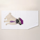 Pug badhanddoek (Badhanddoek)