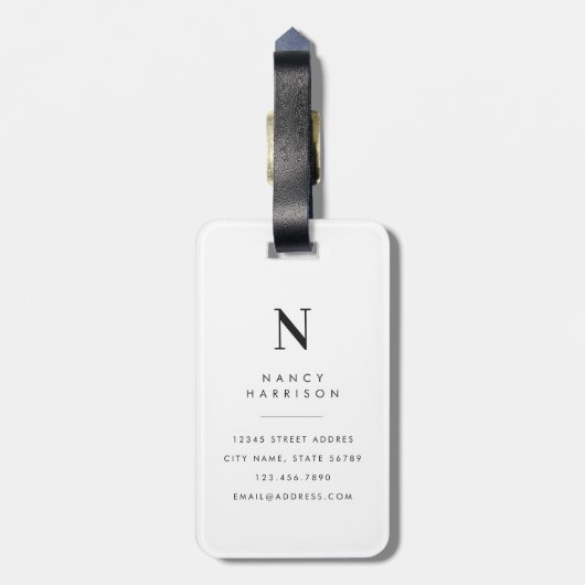 Pug bagage labels (Achterkant verticaal)