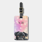 Pug Bagage Labels (Voorkant verticaal)