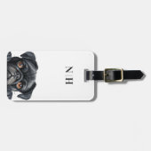 Pug bagage labels (Voorkant horizontaal)