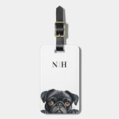 Pug bagage labels (Voorkant verticaal)