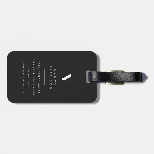 Pug bagage labels (Achterkant horizontaal)