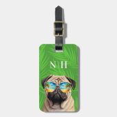 Pug Bagage Labels (Voorkant verticaal)