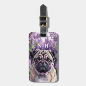 Pug bagage labels (Voorkant verticaal)