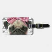 Pug Bagagelabel (Voorkant horizontaal)