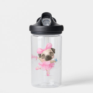 Pug Ballerina Waterfles