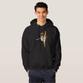 Pug Ballet Dancer Hoodie (Voorkant volledig)