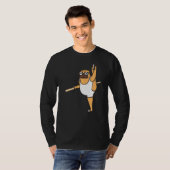 Pug Ballet Dancer T-shirt (Voorkant volledig)