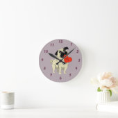 Pug be my Valentine Ronde Klok (Huis)