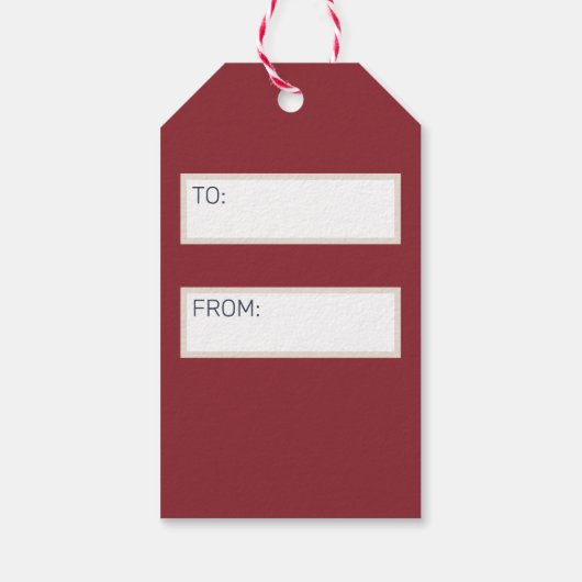 Pug & Beagle Gift Labels Cadeaulabel (Achterkant)