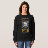 Pug Beschermengel Trui (Voorkant volledig)