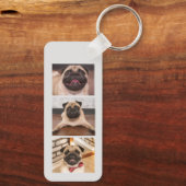 Pug... Beste mam, aangepaste dubbelzijdige Sleutel Sleutelhanger (Achterkant)