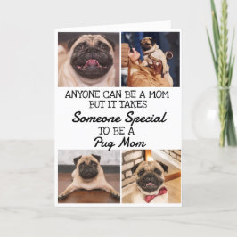 Pug... Beste Moederdag Kaart van mama