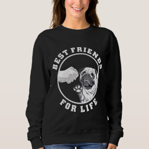 Pug beste vrienden voor het leven, Pug Hondenliefh Trui