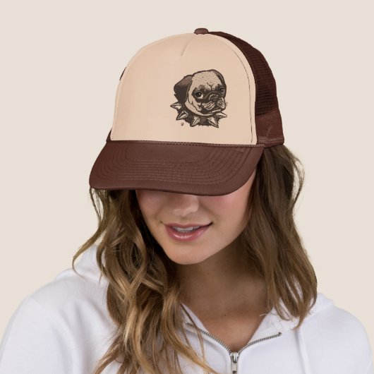 Pug Big Dot Trucker Pet (In situ)