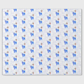 Pug Birthday Cadeaupapier (Vlak)