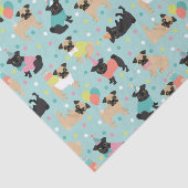 Pug Birthday Tissue Paper Tissuepapier