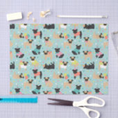 Pug Birthday Tissue Paper Tissuepapier