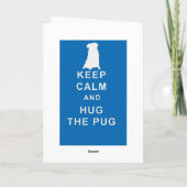 PUG BLIJF KALM KNUFFEL DE PUG KAART VERJAARDAG (Achterkant)