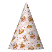 Pug Bon Appetit Hamburger Taco Food Party Pet Feesthoedjes (Links)