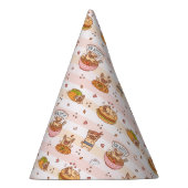 Pug Bon Appetit Hamburger Taco Food Party Pet Feesthoedjes (Rechts)