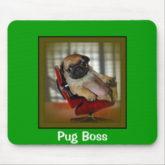 Pug Boss Muismat
