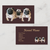 Pug Breeder Visitekaartje (Voorkant / Achterkant)