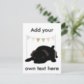 Pug Briefkaart (Staand voorkant)