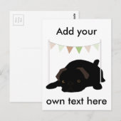 Pug Briefkaart (Voorkant / Achterkant)