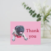 pug briefkaart (Staand voorkant)