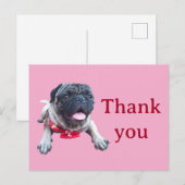 pug briefkaart (Voorkant / Achterkant)