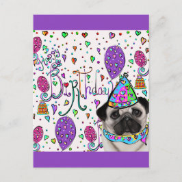 Pug Briefkaart