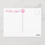 Pug Briefkaart (Achterkant)