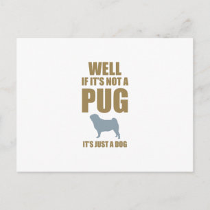 Pug Briefkaart